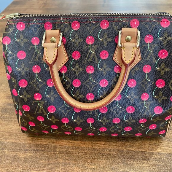 Louis Vuitton Murakami Cherries/Cerises Speedy 25 - Picture 2 of 16